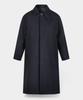 Birbante Wool Blend Balmacaan Coat - Dark Navy