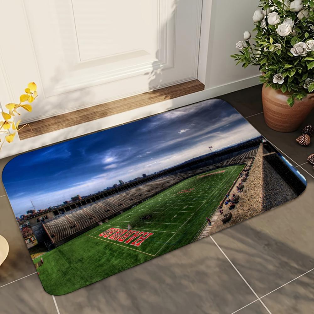 1pc Football Field Plan Bathroom Absorbent Mats Anti-Slip Mats Home Decor Supplies Carpets Home Kitchen Floor Mats