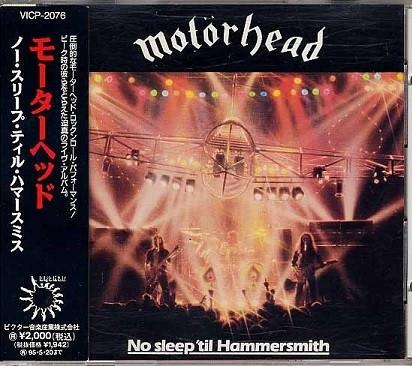 

CD MOTÖRHEAD - No Sleep Til Hammersmith VICP2076 Bronze 1993 Япония Рок Б/у