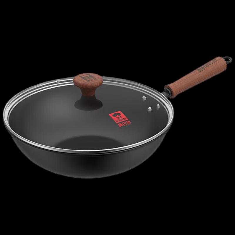 KOBACH 32cm Traditional Iron Wok