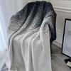 Verlauf Premium Sofa Überwurfdecke - Winter Verdickte Halb-Fleece Decke für Büro-Nickerchen, Autonutzung & Handtuch-Quilt