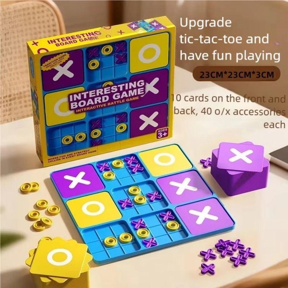 Montessori Montessori Puzzle Table Game Funny XO Chess Game  Family Entertainment