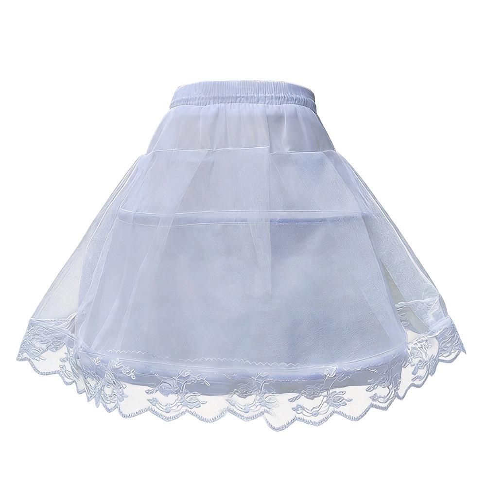 Lolita Petticoat White Crinoline Skirt Fashion Wedding Petticoats  Party Dress