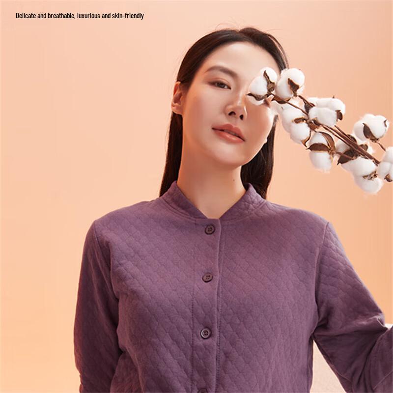 Hengyuanxiang Women's Thermal Cotton Underwear Set