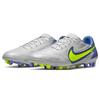 Nike 9 Elite Vârf Rotund cu Șireturi AG (Șuruburi scurte din cauciuc) Pantofi de fotbal pentru bărbați, rezistenți la alunecare, durabili, ușori, albastru gri DB0824-075