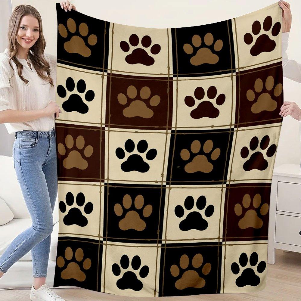 1pc Ultra-Soft Flannel Throw Blanket, Digitally Printed Blanket, Single Person Nap Blanket, Car Travel Warm Sofa Blanket