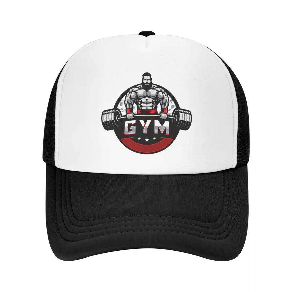 Custom Fashion Unisex Bodybuilding Gym Trucker Hat Adult Fitness Muscle Adjustable Baseball Cap Unisex Women Hip Hop Dad Hat