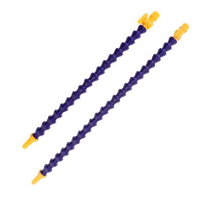 Boquilla Redonda de Plástico con Rosca PT de 1/2 3/8 1/4 Tubo Flexible de Refrigeración de Agua y Aceite 50/60cm para Máquina CNC / Fresadora con Interruptor, Manguera de Tubo de Refrigerante de Aceite