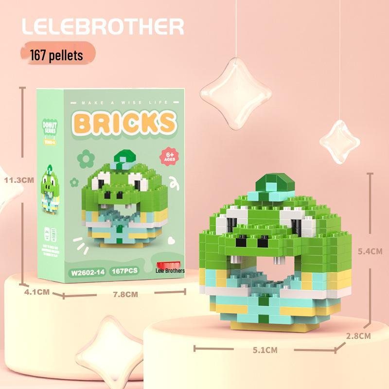 Compatible Lego Micro Building Block Cartoon Figurines - Children's Educational Desktop Toys