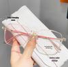 Women's Ultra-light Photochromic Blue Light Glasses - Large Frame, Stylish, Slimming Myopia or Plano Option
