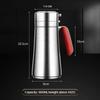 800ML 304 Stainless Steel Oil Pot Kitchen Oil Tank Container Dustproof Condiment Bottle Oil Tank Dispenser Kitchen Tool
