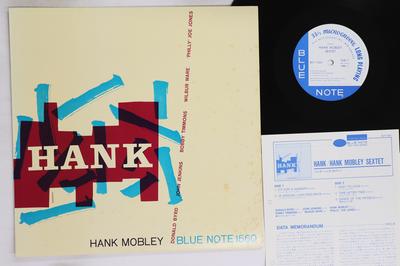 LP Record HANK MOBLEY  Hank BLP1560 BLUE NOTE 1984 Japan Jazz Used