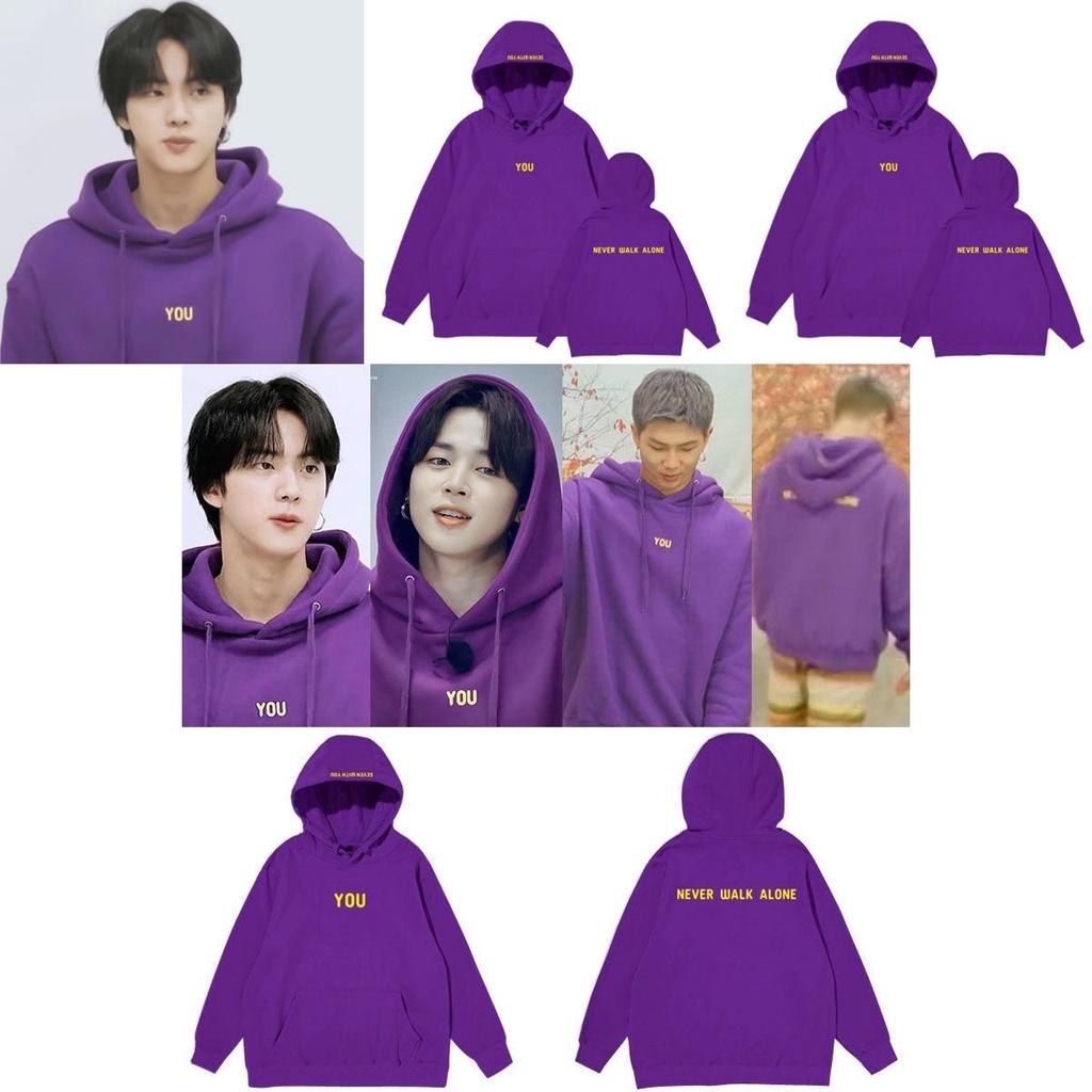 Bts Bangtan Boys Kpop Jimin Hoodie Sweatshirt J-hope Suga Rm Velvet Pullover