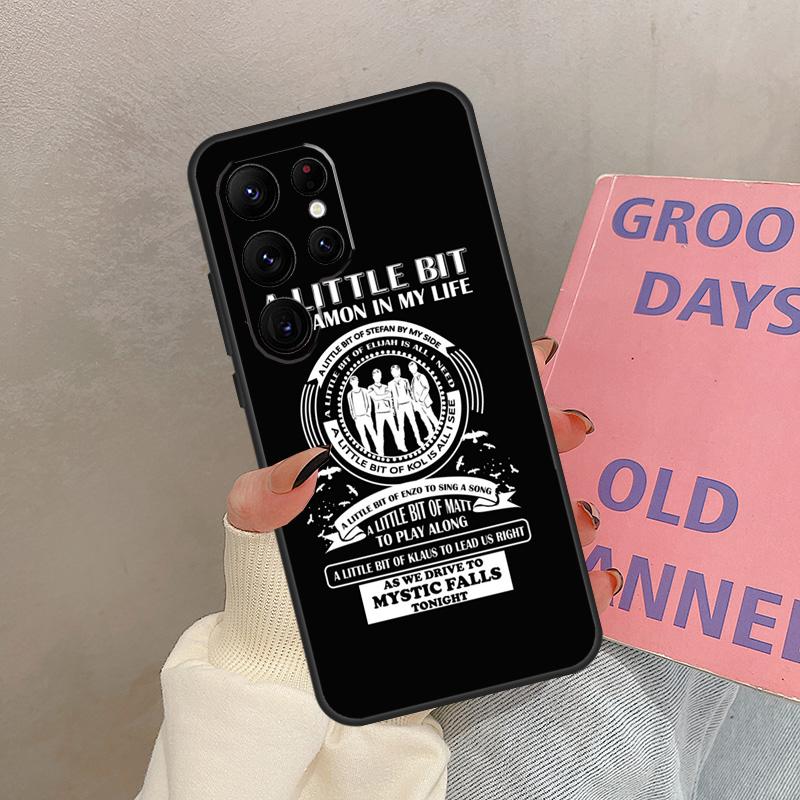 A little bit of Damon Vampire Diaries Case For Samsung Galaxy S24 Ultra S20 S21 S22 S23 S25 Ultra S9 S10 Plus S24 FE Cover Coque