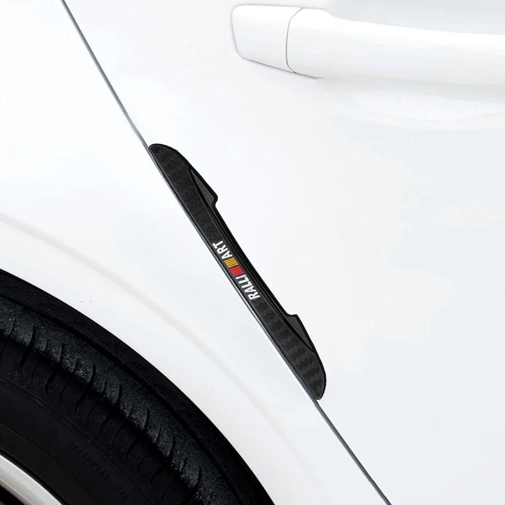 4PCS Car Door Side Edge Anti-Collision Bumper Strip Sticker for Mitsubishi Lancer Outlander ASX Ralliart YG2