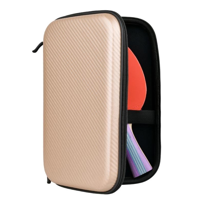 Square Table Tennis Rackets Case Pingpong Paddle Storage Bag Waterproofs Table Tennis Paddle Hard Case Zippers Handbag