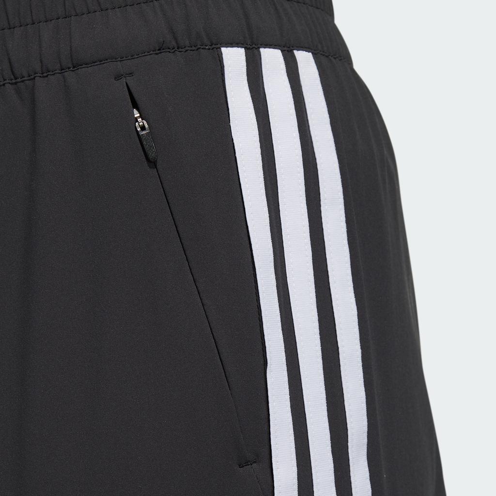 Adidas Casual Side Stripe Tapered Knit Pants Women Bottoms Black GP0642