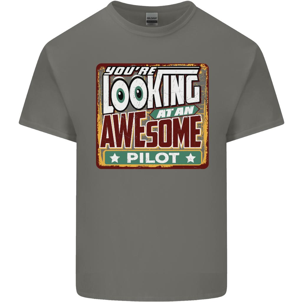 Youre Looking at an Awesome Pilot Unisexs Light Cotton TShirt