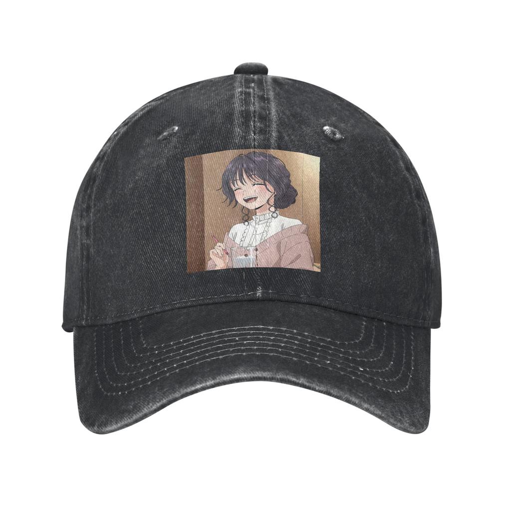 The Fragrant Flower Blooms With Dignity Anime Washed Denim Cap Casual Baseball Caps Adjustable Hat Summer Unisex Baseball Hats