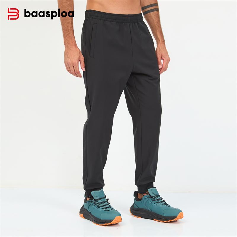 BAASPLOA Winterhose für Herren Plus Fleece Verdickte Herren Premium Marke Warme Trainingshose Outdoor Casual Täglicher Komfort Sporthose für Herren