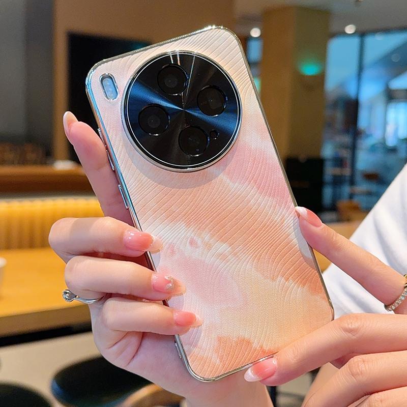 

For VIVO X300 X300 Pro Plating Watercolor Brilliant Texture Drop Resistant Fingerprint Phone Case For VIVO X300 Pro