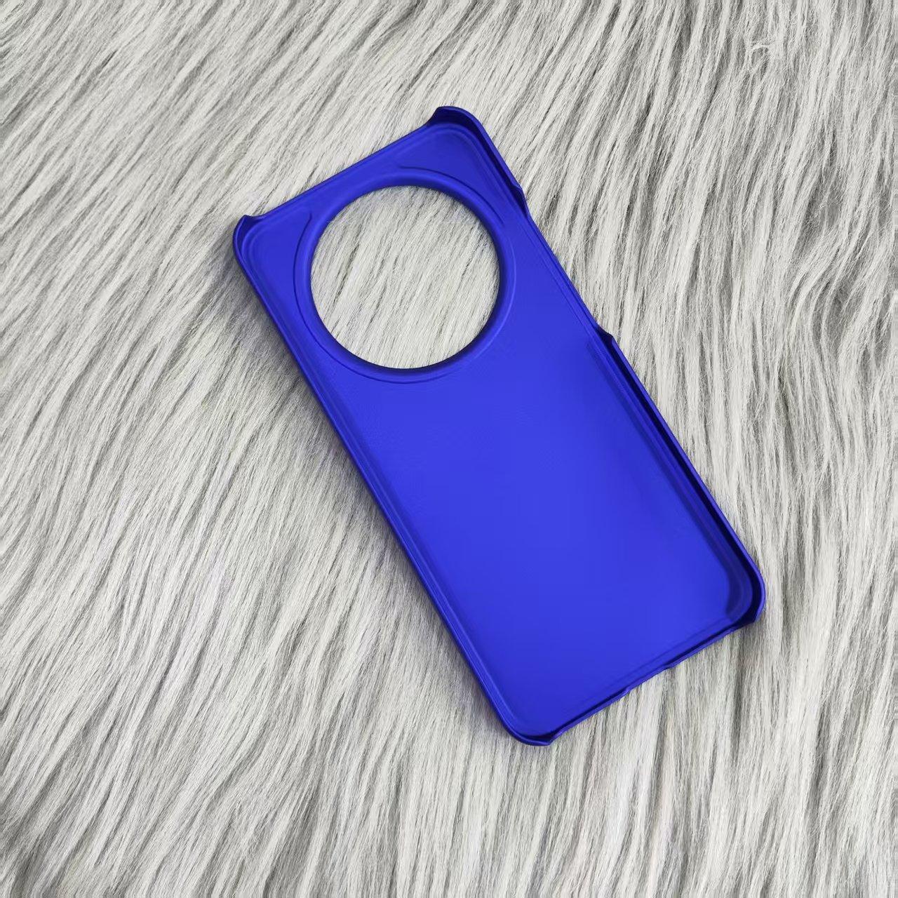 

Slim Matte Hard PC Phone Case for Honor X70 Shockproof Solid Color Back Cover Shell Funda for Honor X60 Pro Honor X60 синий