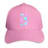 Pastel Watercolor Crystals Black Nikury Baseball Cap Cotton Twill Breathable Contrast Two Tone Brim Snapback Flat Bill
