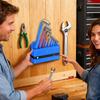 Wrench Organizer Magnetic Tool Holder For Bike Hex Spanner Repair Tool Wall Organization Display Rack Garage Workshop