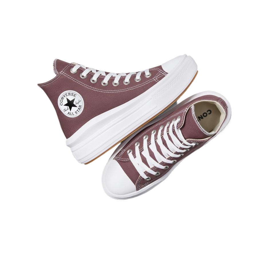 Converse All Star Move Comfortable Non-Slip High-Top Skate Shoes Women Sneakers Brown A10665C