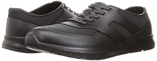 Marugo Kids' Run Run Rain Waterproof Shoes for School, Rainy Days, Easy Care, Boys and Girls, Black, Size 22.0 cm, 2E