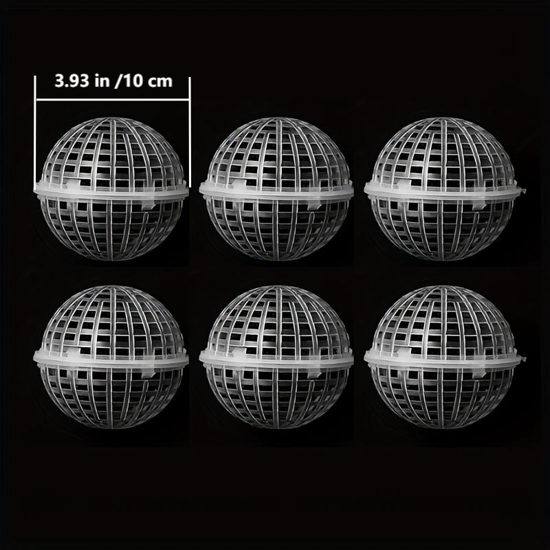 6pcs Modern Plastic Hanging Planter Balls with Drainage Holes, Round Indoor - Outdoor Gardening Accessories for Succulents