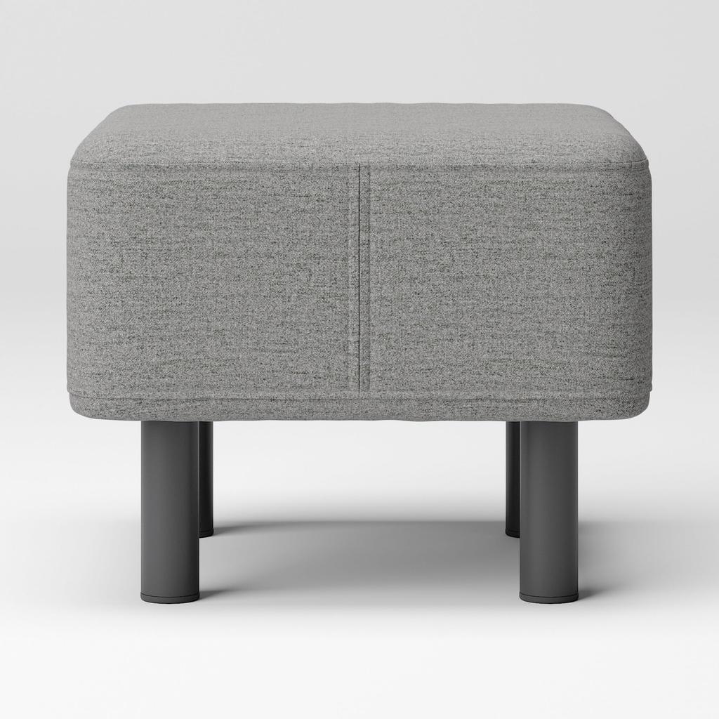 MUJI Sofa Bench Cotton Heather KB4RQA2A Cover, Canvas, Gray,