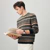 Мужской шерстяной свитер Komongboka с жаккардовым узором Fair Isle