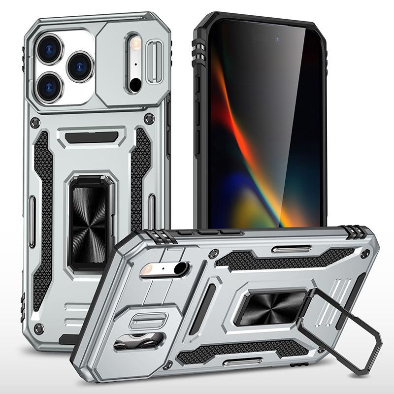 Applicable to iPhone17ProMax mobile phone case, customer will Apple 17Pro bracket 15 all-inclusive 14 protective case XS