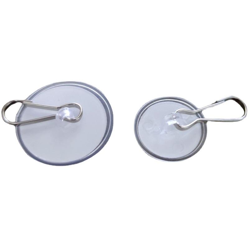 Round Transparent No-Trace Hooks: 2/3/4cm Strong Adhesive, No-Drill Ceiling Mount Hanging Hooks