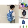 Stylish Large Capacity Korean Casual Color Block Children's Backpack For School Use