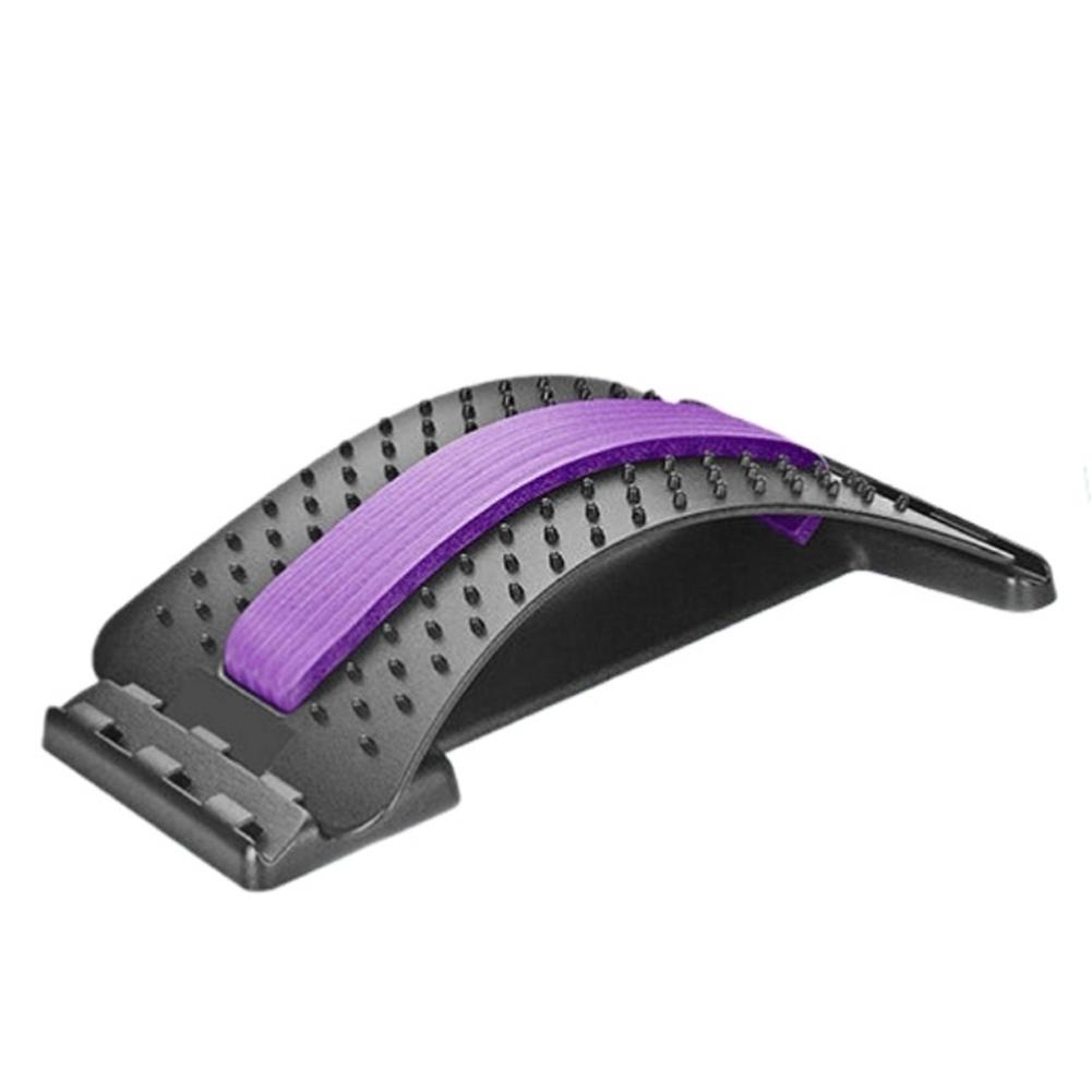 Back Stretcher Multi-Level Adjustable Massager Waist Neck Fitness Lumbar Cervical Spine Cervical Spine Support Massager Lying