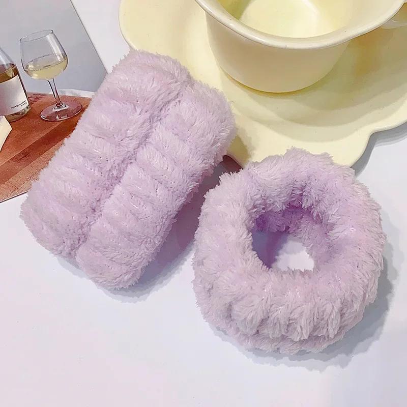 

Повязка на запястье из микрофибры, полотенце для мытья запястья, повязка на запястье, резинки для мытья лица, впитывающая повязка на запястье для женщин, повязка на голову