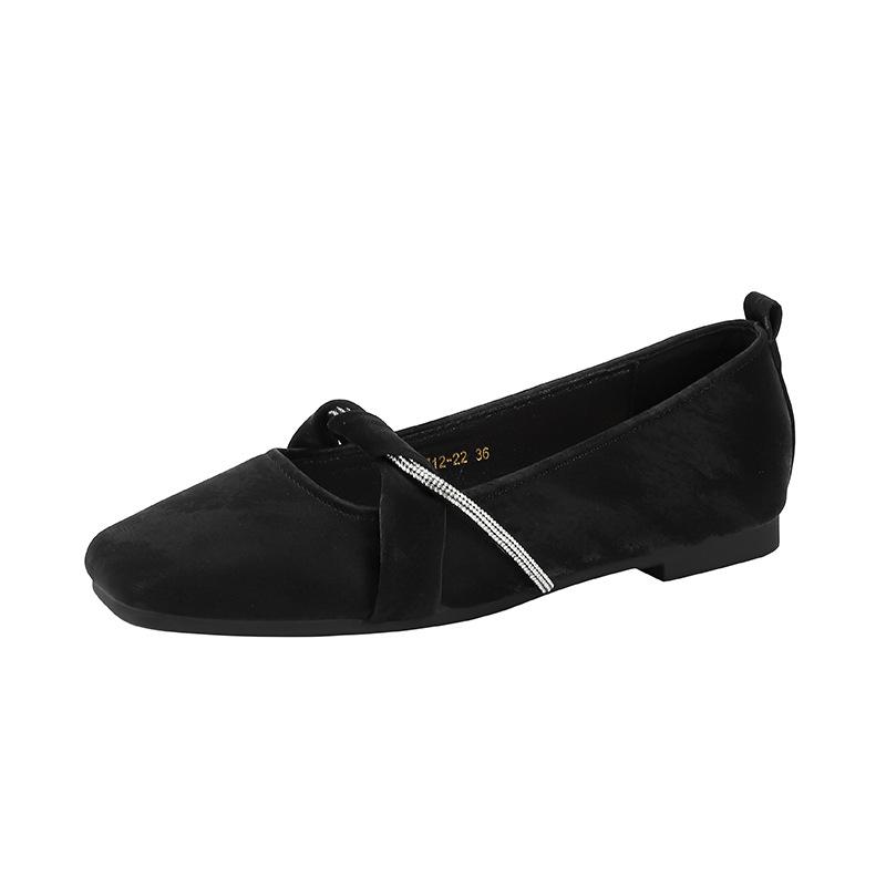 Fashion Women Mary Jane Shoes Flat Soft Comfortable Fairy Style with Dress Casual Walking Shoes