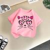 Summer's New Stylish and Fashionable Short-sleeved T-shirts for Boys and Girls, Round-neck Short-sleeved Children's Clothing
