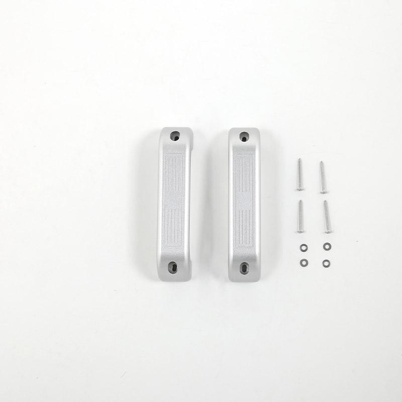 

For Land Rover Defender 90 110 04-18 Aluminum Alloy Door Interior Door Handle Decoration Accessories Retrofit Replacement Parts срібний