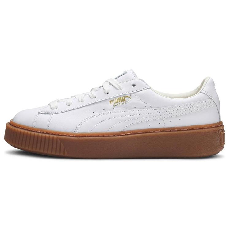 (WMNS) PUMA Basket Platform Core White Women s 364040-01 EU 38