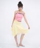 Isjabaibeu Lace Point Unbalanced Skirt - Yellow