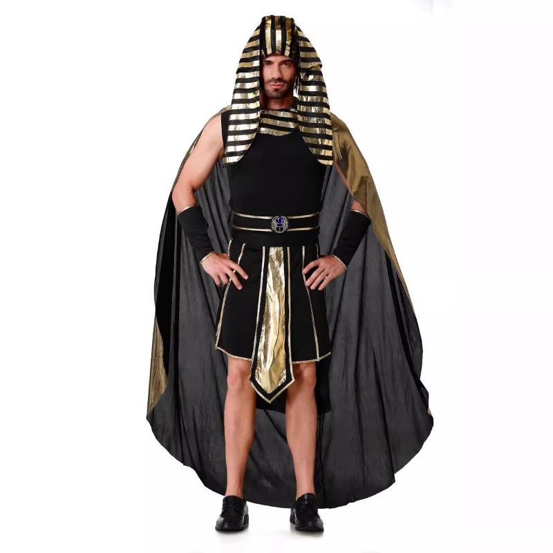 New Halloween Costumes Adult Men's and Women's Cleopatra Muse Egyptian Pharaoh Performance Costumes