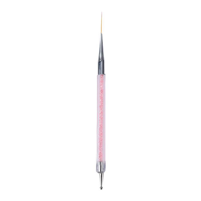 Dual-ended Nail Art Dotting & Line Drawing Pen – Versatile Tool for Dotting, Flower, and Line Art.