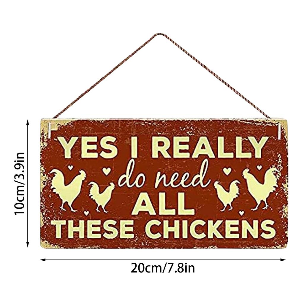 Funny Farm Wall Decoration Signs Hanging Wooden Decoration Funny Garden Signs