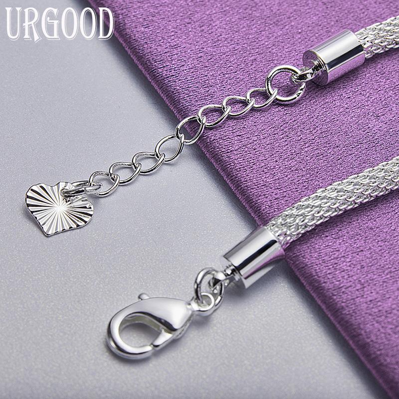 Brățară cu lanț de șarpe din argint 925, cadou de modă, bijuterii de petrecere