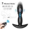 Thrusting Prostate Massager Male Anal Vibrator Wireless Telescopic Dildo Butt Plug Vibrators Anus Masturbator Sex Toys For Men