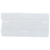 Custodia trasparente per batterie 21700 per 1/2 batterie. Protegge le batterie, previene cortocircuiti e polvere.