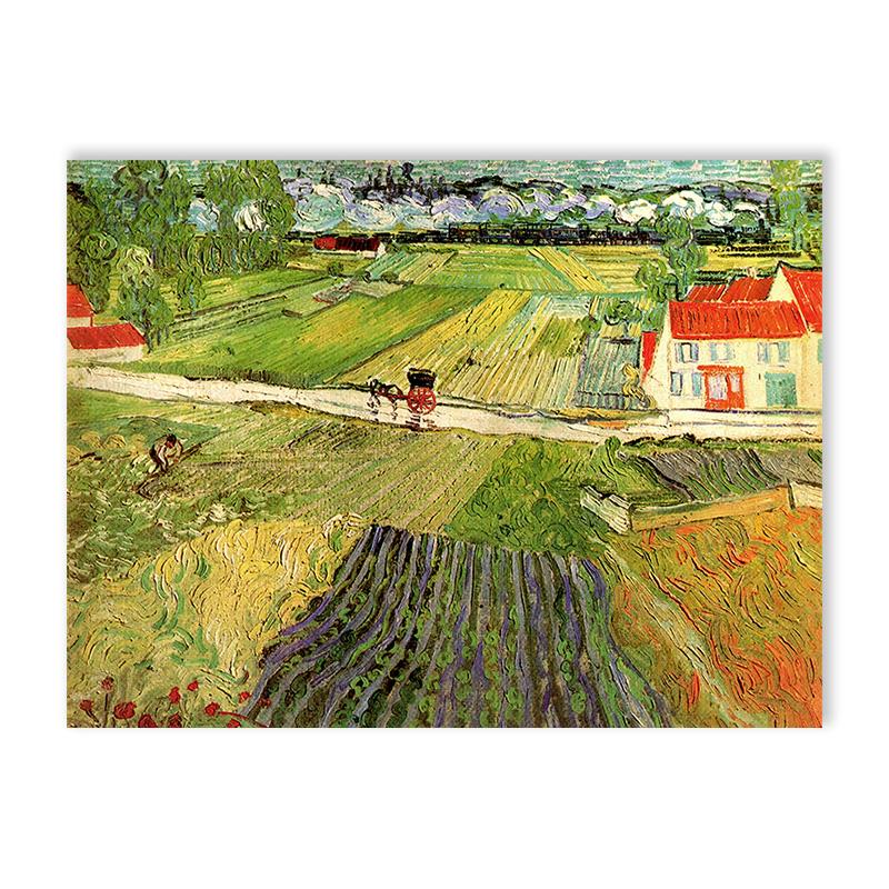 Van Gogh Classic Art Prints Abstract Sunflowers Starry Night Poster Classic Art Decorative s Bedroom Hallway Home Deco